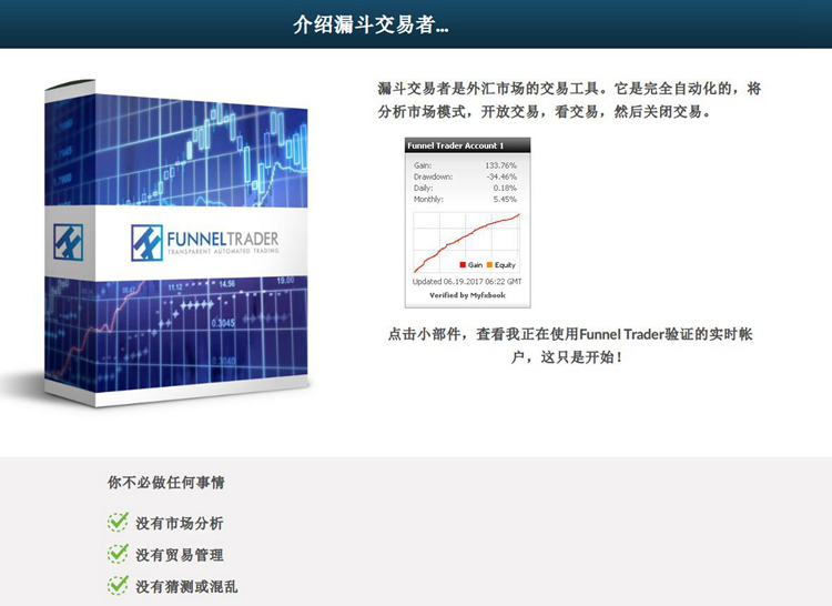 Funnel trader趋势对冲EA，作者实盘已翻4仓