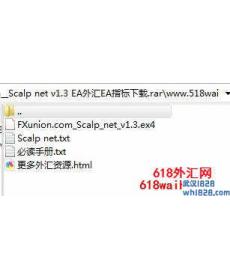 Scalp net v1.3外汇EA剥头皮智能交易系统下载