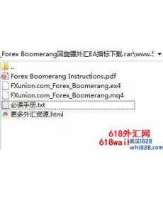Forex Boomerang回旋镖外汇EA下载