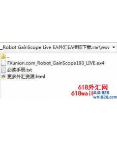 Robot GainScope Live外汇EA利润机器人下载