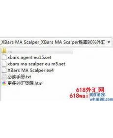 XBars MA Scalper胜率90%外汇EA下载