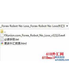 Forex Robot No Loss无损交易外汇EA下载