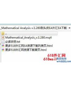 Mathematical Analysis剥头皮EA3天4.62万倍下载