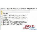 MACD STOCH Martingale v3.0外汇EA下载!