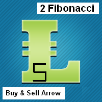 MT5-Two Fibonacci lines with Buy and Sell arrows MT5
